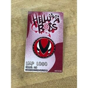 Shark Robot Enamel Pin Unisex OS Red Helluva Boss IMP Logo Vivziepop Collectible